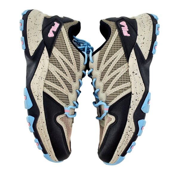 FILA 8 Women Sneakers Quadrix Activewear Colorful Athletic Trail Running Shoes - Picture 3 of 16
